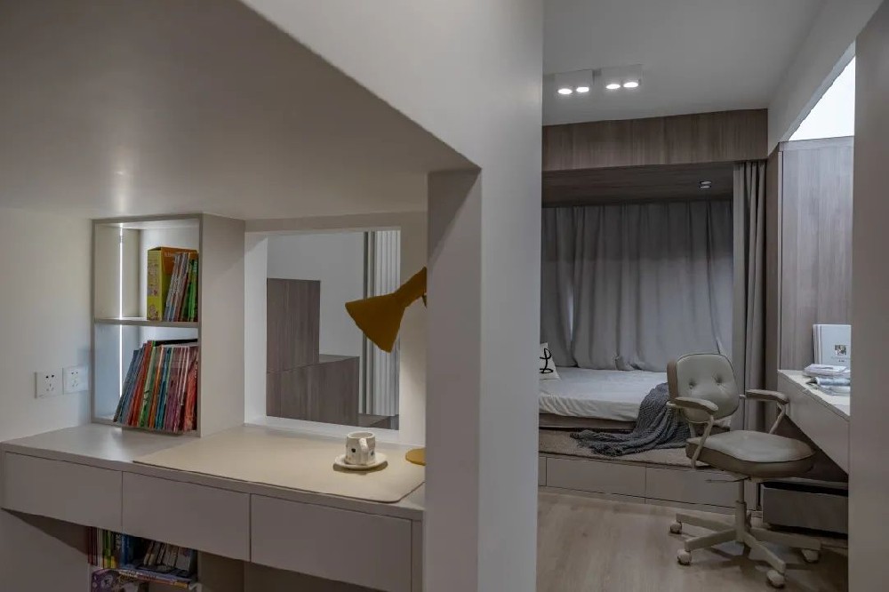 54㎡一居巧變三居，一點(diǎn)也不顯擁擠！完美演繹5口之家的三餐四季