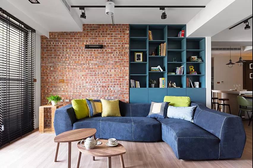 126㎡工業(yè)風(fēng)，實(shí)用大氣的居住空間，有著(zhù)獨特的美感