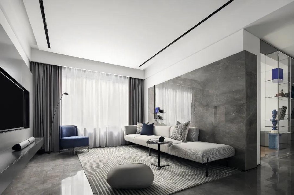 89㎡現代簡(jiǎn)約風(fēng)，高級灰基調