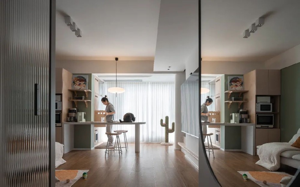 一對年輕夫妻的78㎡小家，空間不設界限，給生活創(chuàng  )造無(wú)限可能