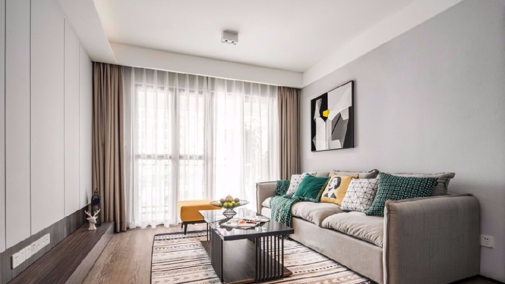 112㎡現代北歐3室2廳，簡(jiǎn)約舒適的小資格調