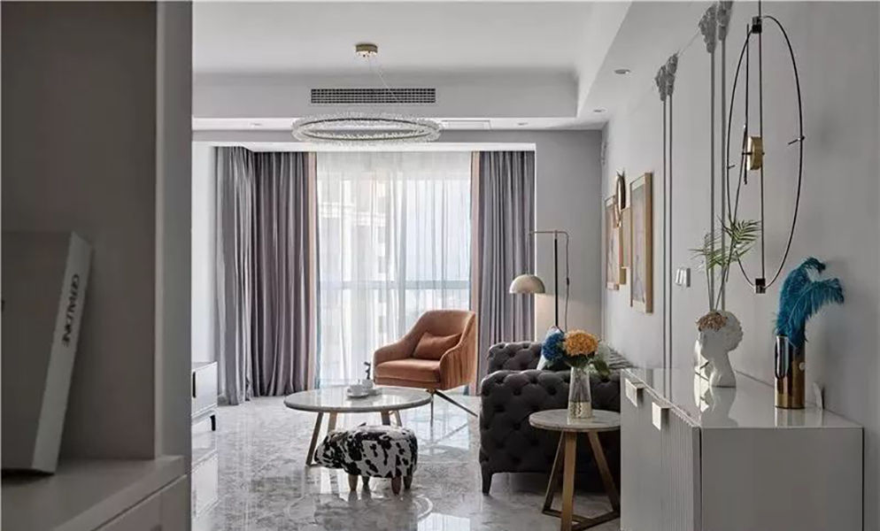 94㎡輕奢風(fēng)格裝修，華麗優(yōu)雅的空間，享受精致生活