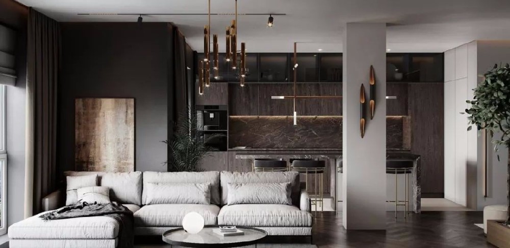 93㎡高級住宅，大地灰演繹最美的氣質(zhì)