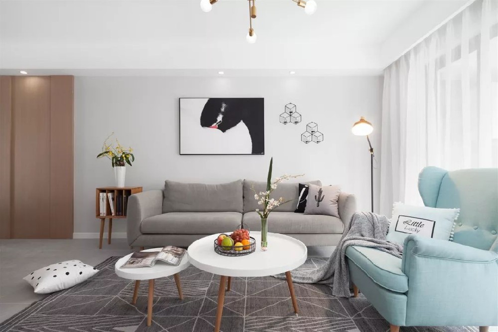 143㎡簡(jiǎn)約北歐，輕松舒適，簡(jiǎn)單的生活也愜意