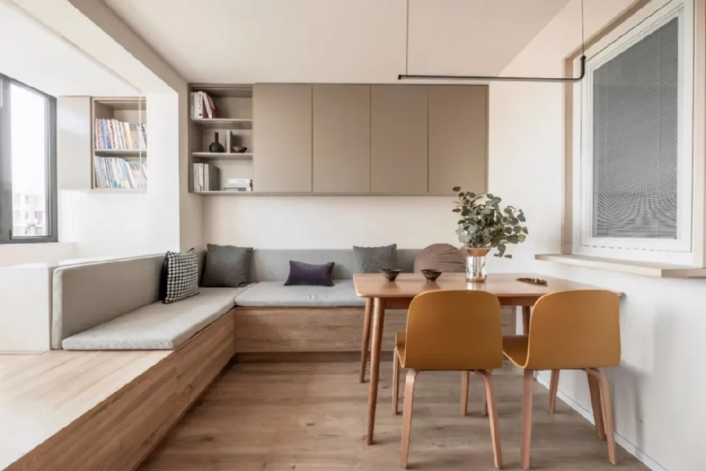 60㎡小戶(hù)型擠出三室一廳，超強收納設計，一家5口輕松入住