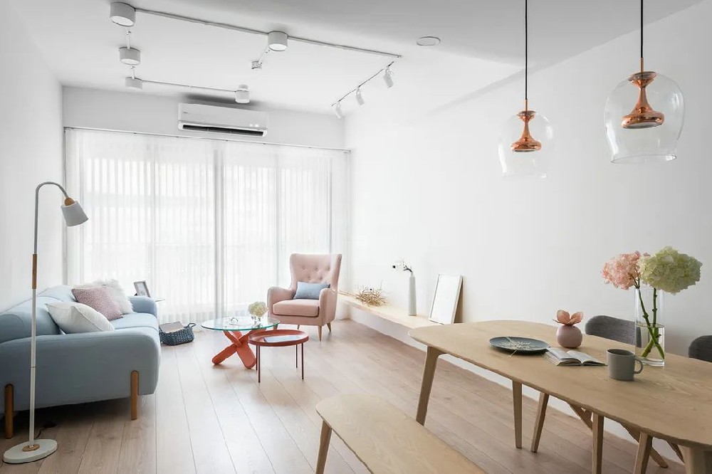 建面61㎡北歐風(fēng)，宛如冰激凌世界