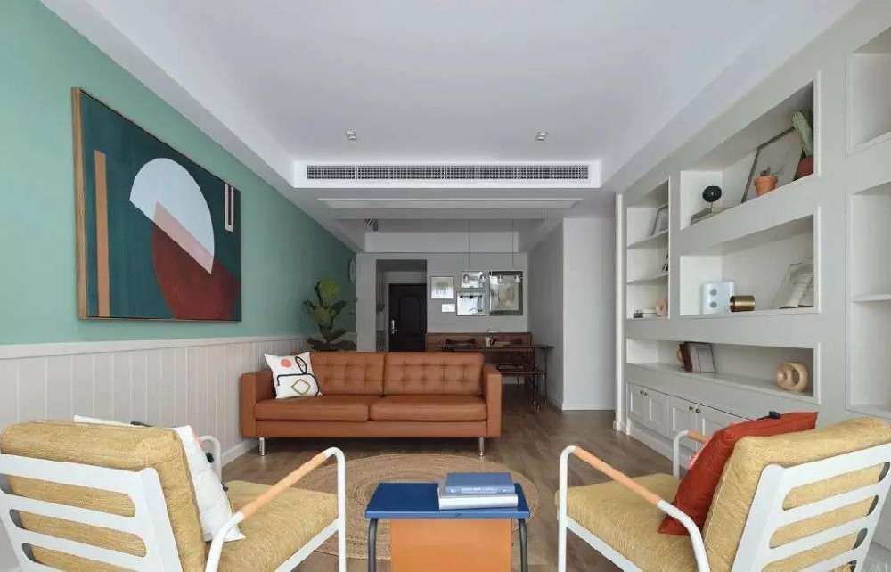 109㎡復古三居室設計，風(fēng)格獨特有質(zhì)感