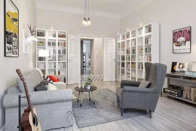 102㎡北歐二居室，悠閑自在的設計讓人羨慕