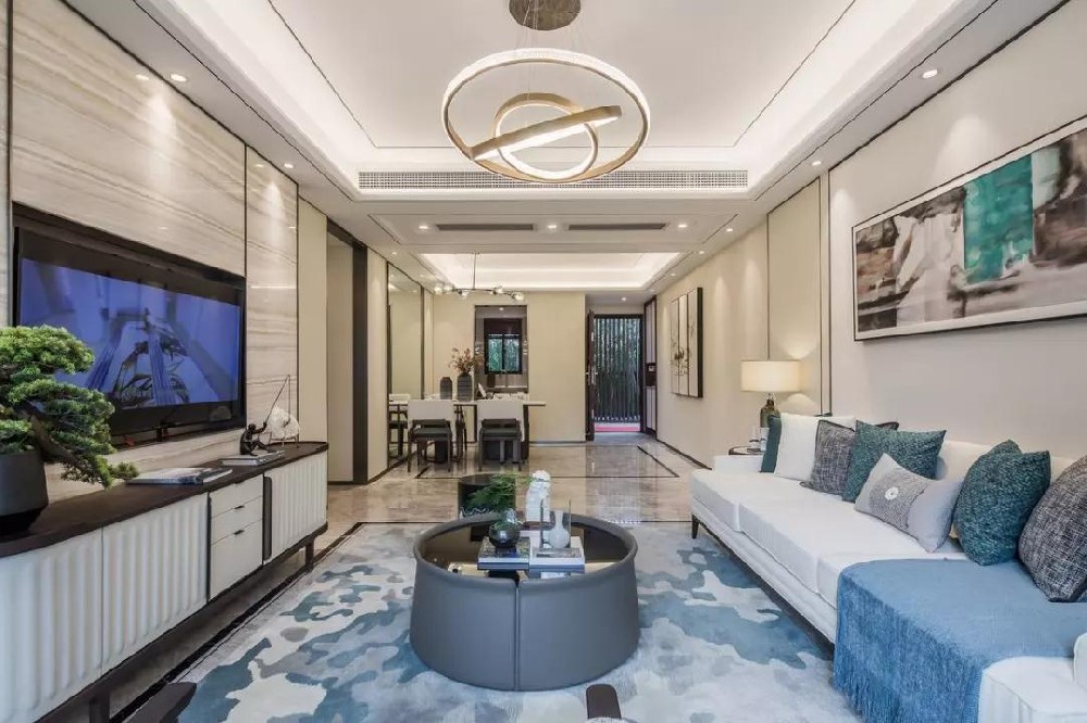 92㎡現代中式，儒雅大方，禪意端莊