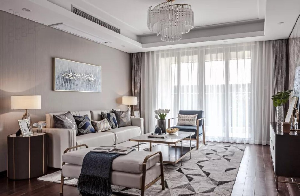 123㎡現代輕奢，華麗檔次的質(zhì)感，營(yíng)造舒適雅致的空間