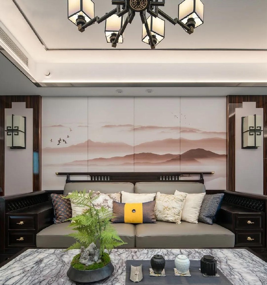 133㎡典雅新中式裝修，高雅內涵，盡顯東方風(fēng)韻