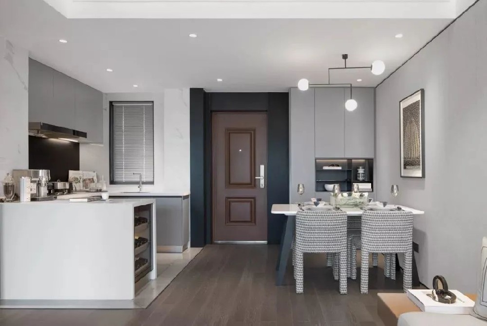 小戶(hù)型公寓，一進(jìn)屋就被吸引，全屋色調太漂亮舒服了，讓人放松