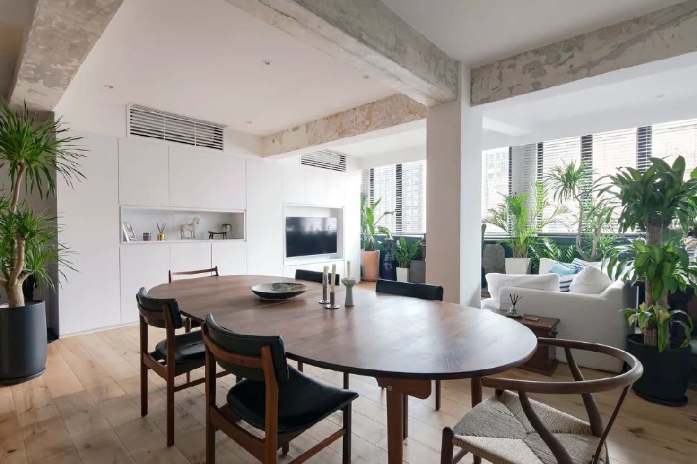 112㎡混搭復古調的毛坯梁，精致端莊的氣質(zhì)