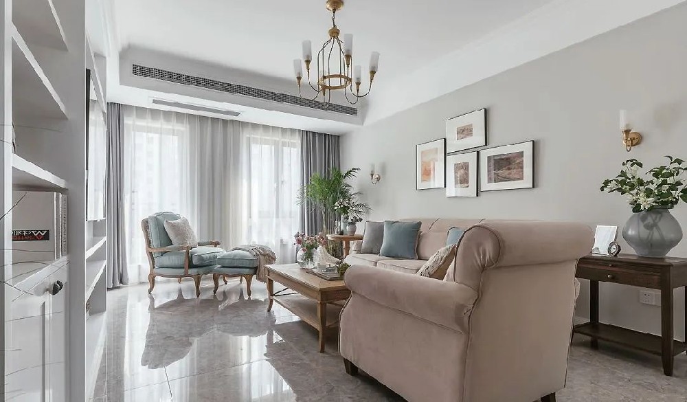 122㎡清新美式風(fēng)格，演繹輕盈浪漫的小情調