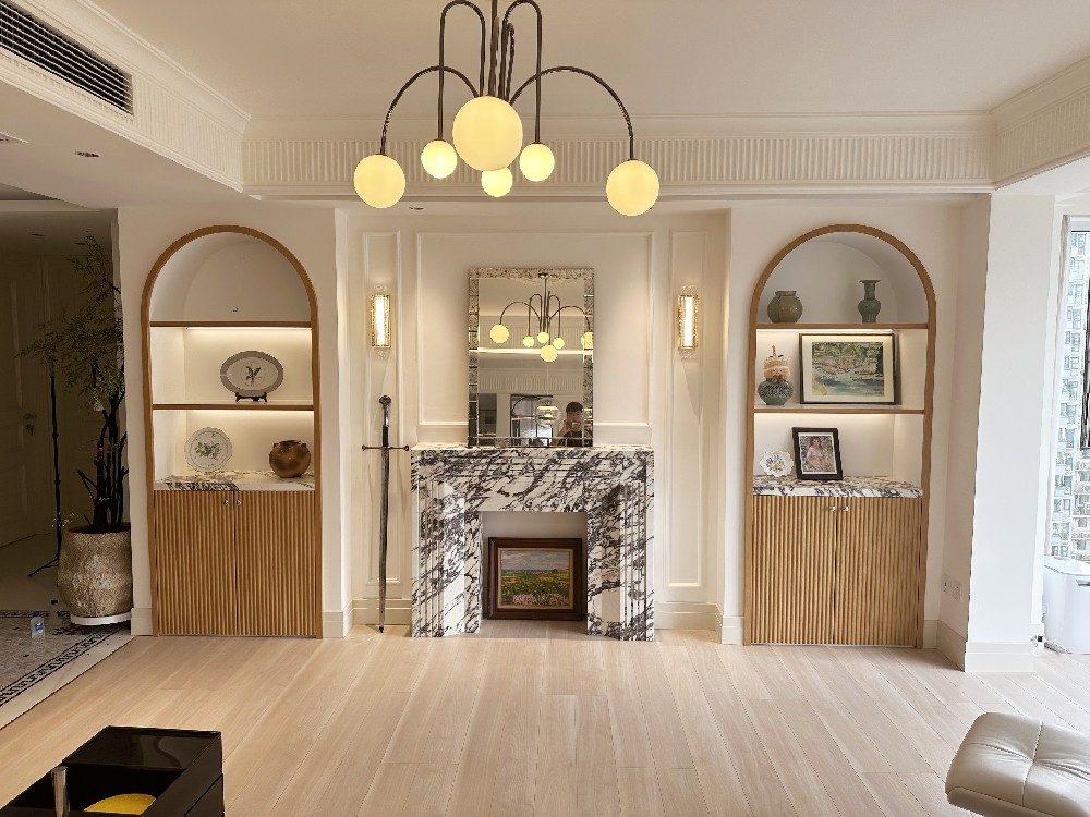 客廳陽(yáng)臺打通后，我家的采光和布局都贏(yíng)麻了