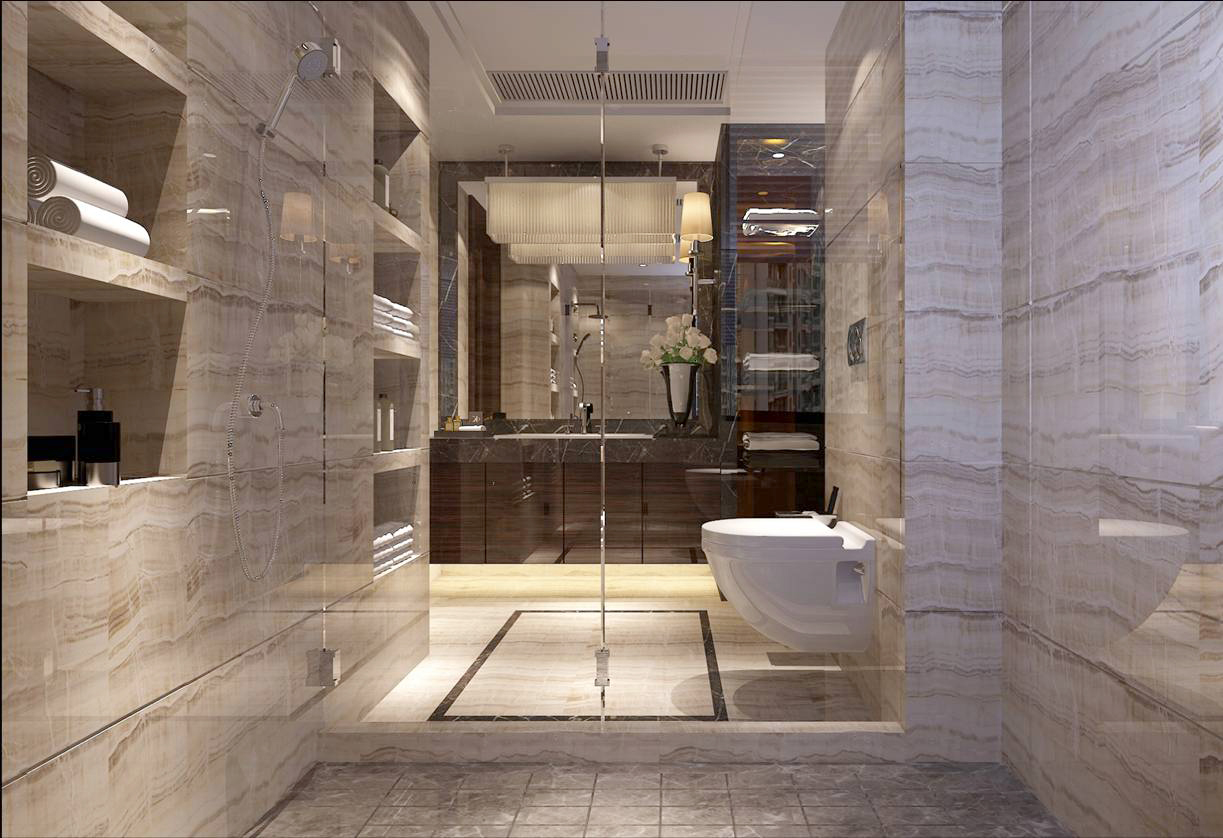 簡(jiǎn)約風(fēng)格裝修衛生間示意圖