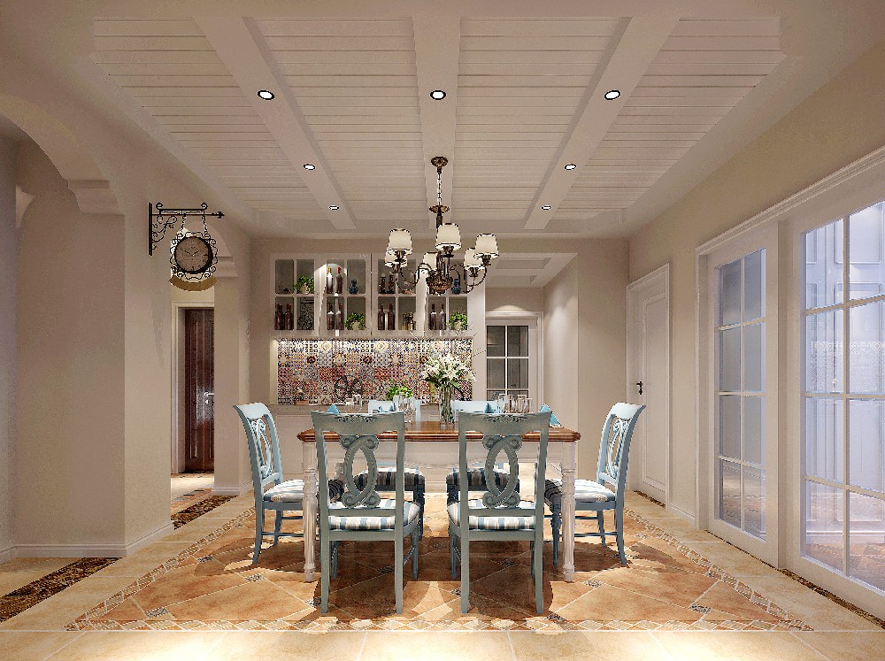 120㎡同潤小城簡(jiǎn)歐三房，拱形門(mén)洞太漂亮