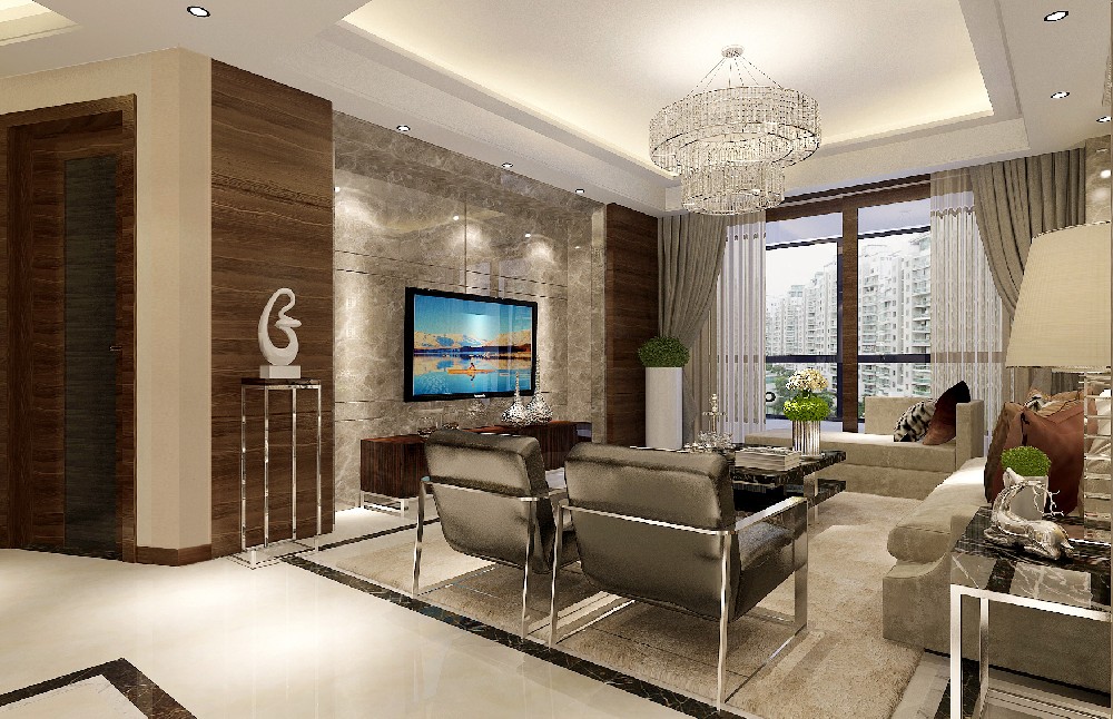 130㎡簡(jiǎn)約公寓，鬧中取靜，舒適典雅