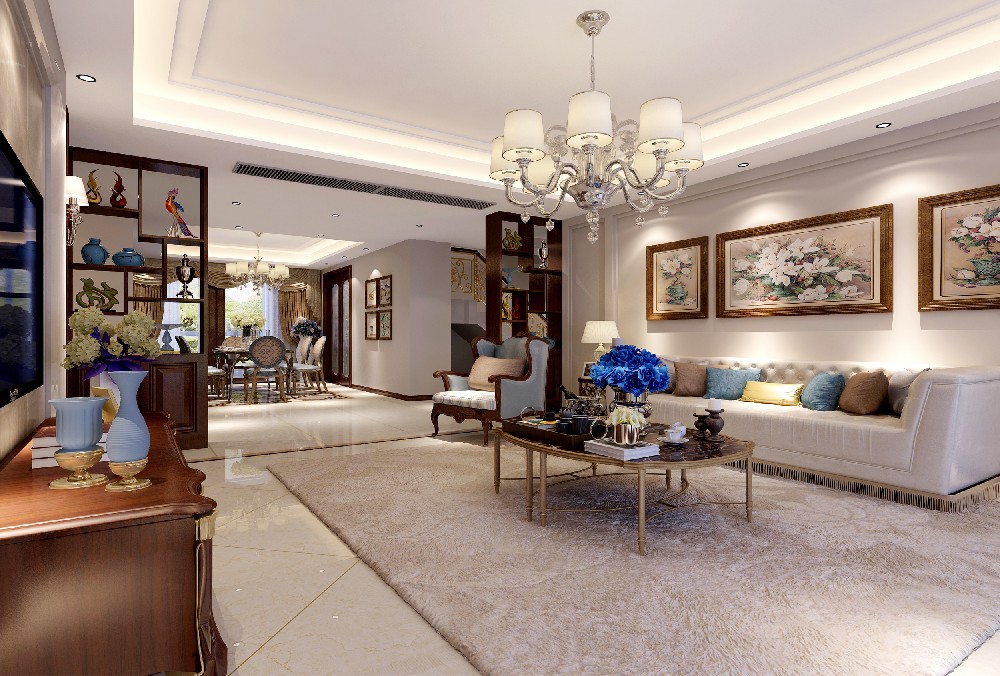 145㎡歐式簡(jiǎn)約三房，素雅精致的藝術(shù)空間