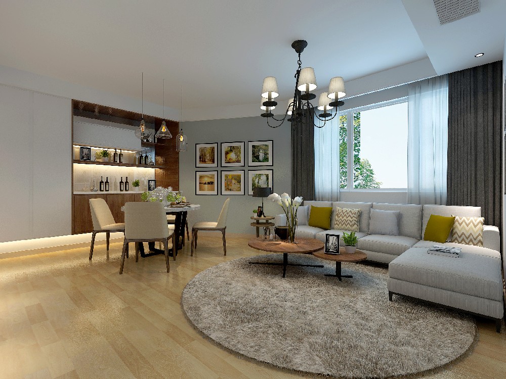 120㎡簡(jiǎn)約風(fēng)，讓家充滿(mǎn)自然愜意