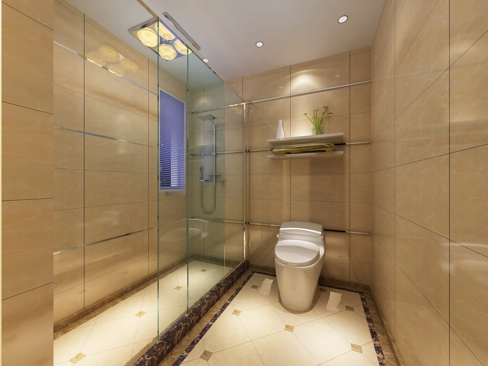 歐式風(fēng)格裝修衛生間示意圖