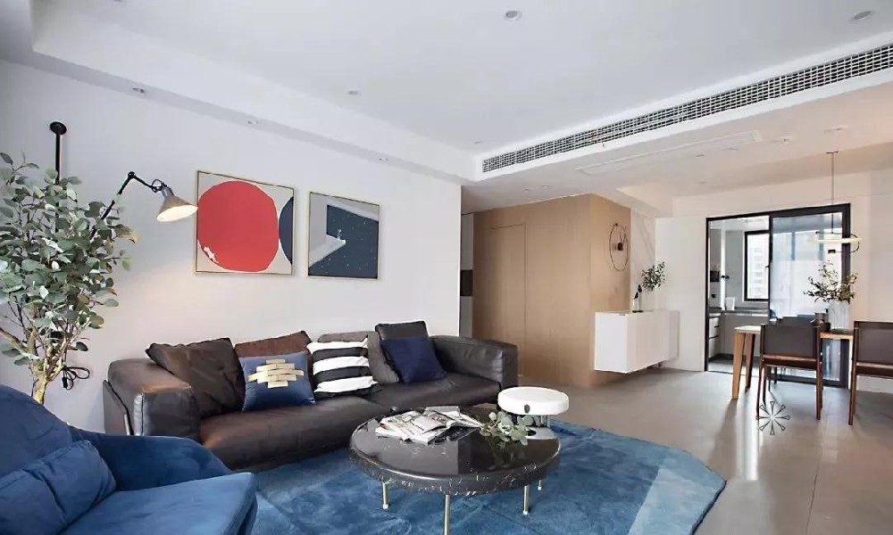 140㎡現代輕奢3室2廳，簡(jiǎn)約時(shí)尚演繹質(zhì)感生活