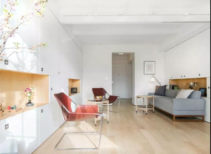 37㎡老房改造，打開(kāi)一面墻，多出一間房