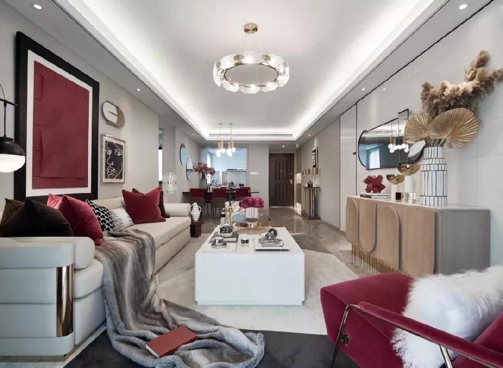 143㎡現代古典，艷麗的時(shí)尚，輕奢端莊