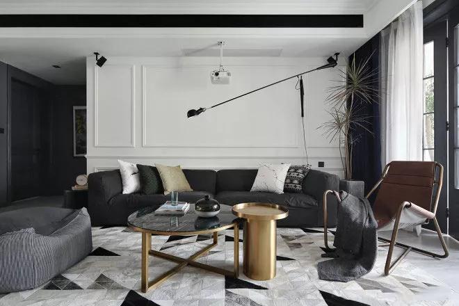98㎡黑白灰+北歐，秒殺所有奢華風(fēng)格