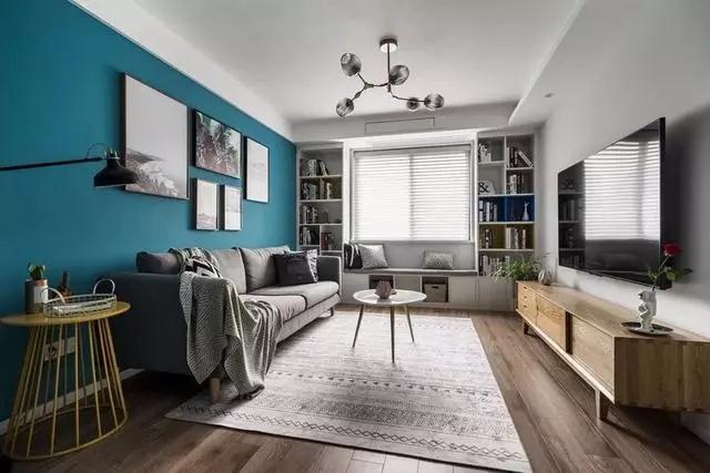 100㎡的北歐風(fēng)小三房，軟硬裝和色彩都搭配得好好看