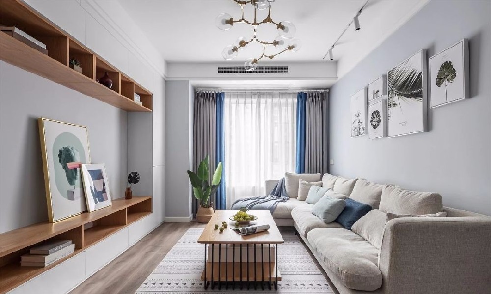 90㎡舒適北歐3室2廳，榻榻米和書(shū)房簡(jiǎn)直絕配