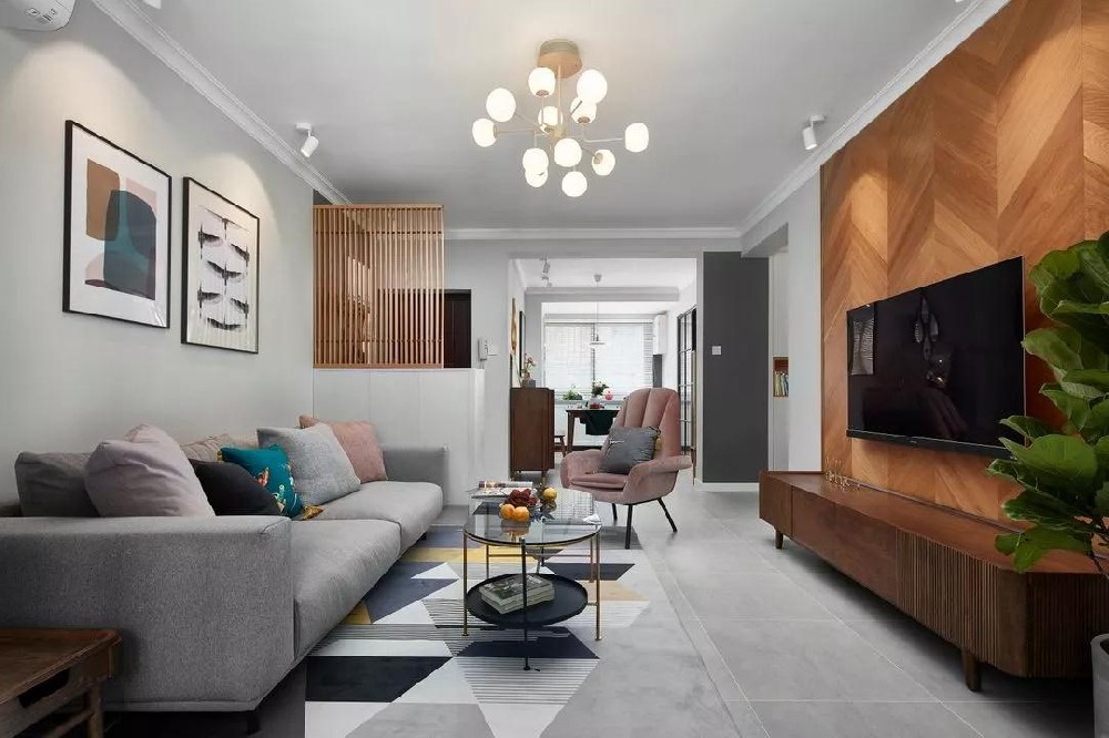 96㎡小三室裝修，用心設計才能“增大”面積