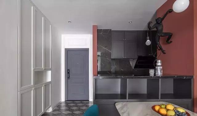 90㎡北歐混搭理想宅，水磨石魚(yú)骨拼，配色佳顏值高