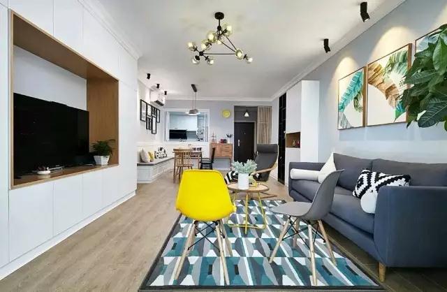 135㎡北歐風(fēng)五口之家，最喜歡主臥里面的弧形落地窗