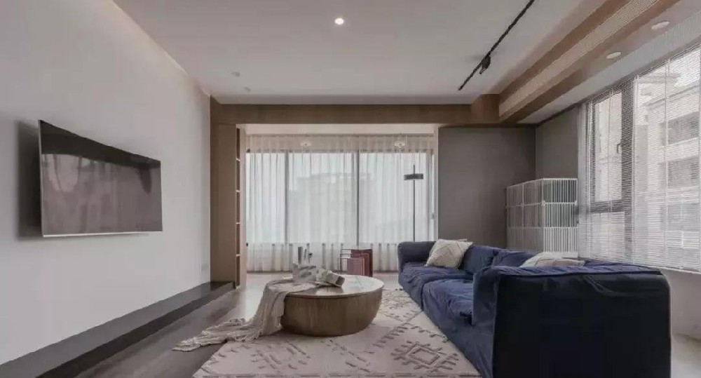 164㎡簡(jiǎn)約風(fēng)，用高級藍打造極美空間