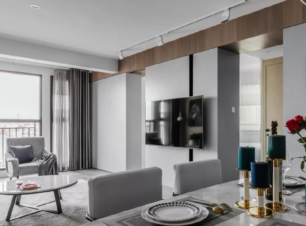 120㎡現代簡(jiǎn)約，簡(jiǎn)單高貴的氣質(zhì)，低調華麗