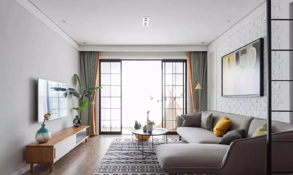 112㎡舒適北歐風(fēng)格裝修，小吧臺顏值與實(shí)力并存