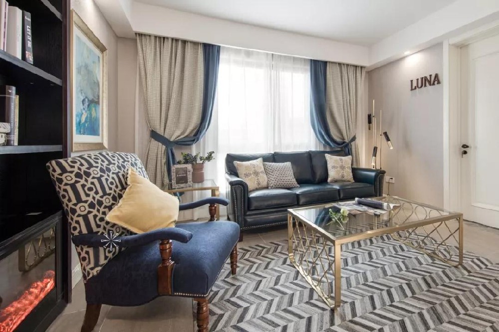 112㎡輕奢美式3室2廳，細節之處洋溢優(yōu)雅氣質(zhì)