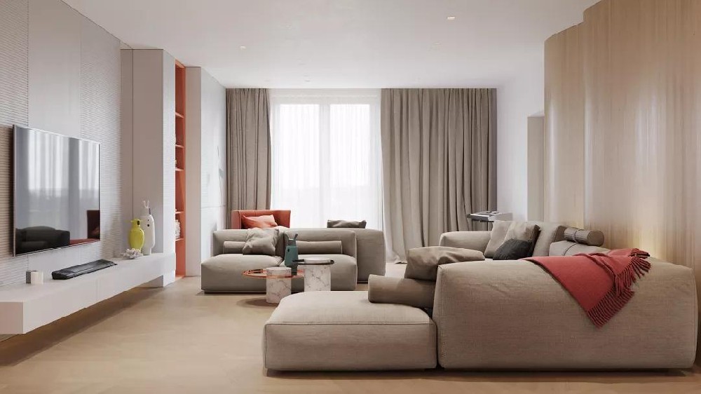 繽紛水磨石廚房，170㎡輕快童趣公寓設計