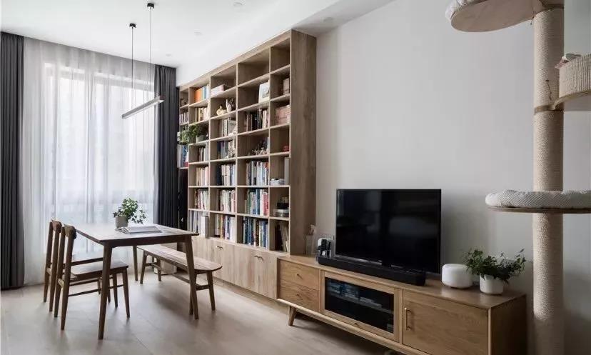 45㎡陽(yáng)光明媚一居室，這樣設計住2人1貓沒(méi)問(wèn)題