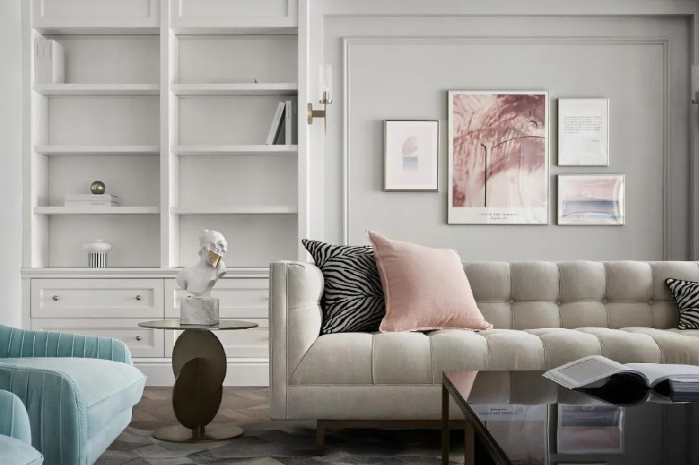 純粹灰白調住宅，打造安靜優(yōu)雅的家！