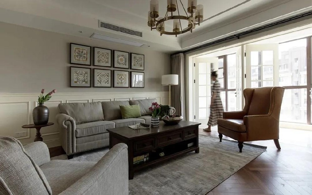 189㎡現代美式，優(yōu)雅與清新，不將就生活態(tài)度