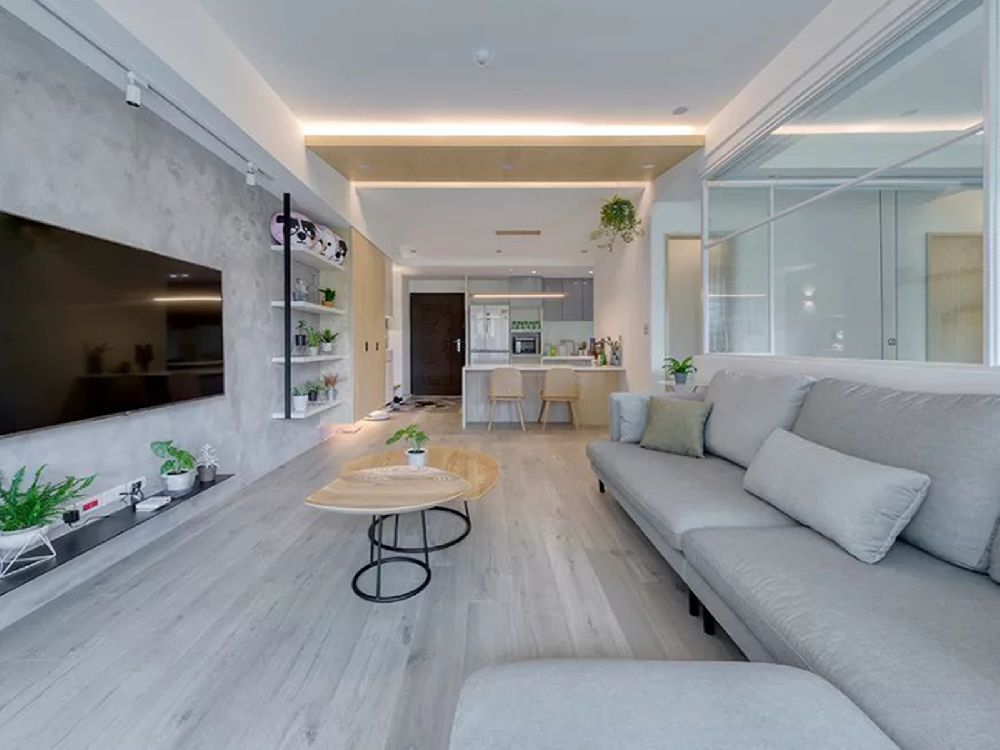 70㎡理想家，只用3種顏色依然美翻天