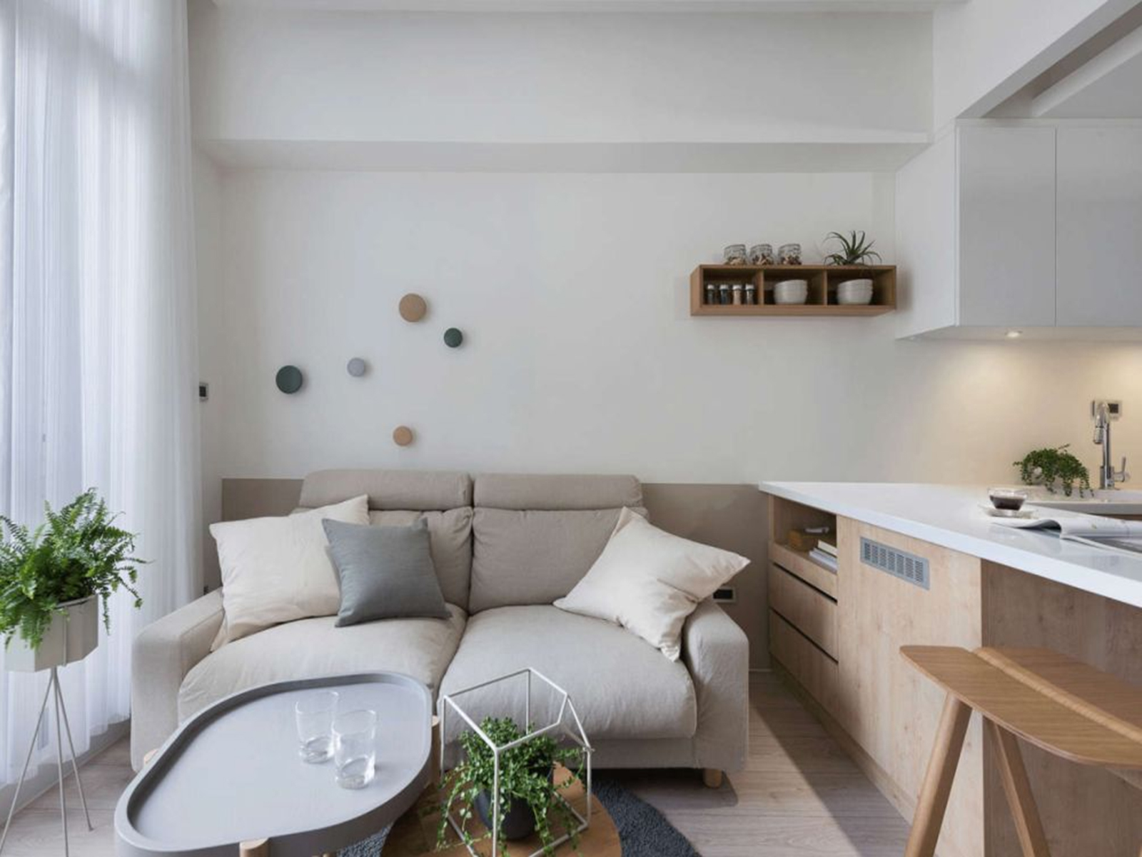 60㎡北歐風(fēng)單身公寓，一人住超舒適