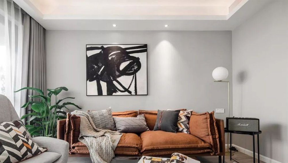 85㎡北歐混搭風(fēng)2室2廳，高級灰營(yíng)造優(yōu)雅時(shí)尚感