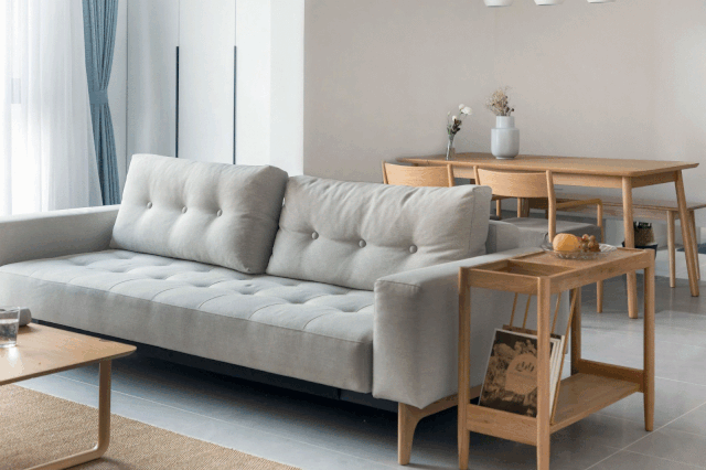 130平米自然簡(jiǎn)約風(fēng)三居，悠然自得的多功能空間，羨慕