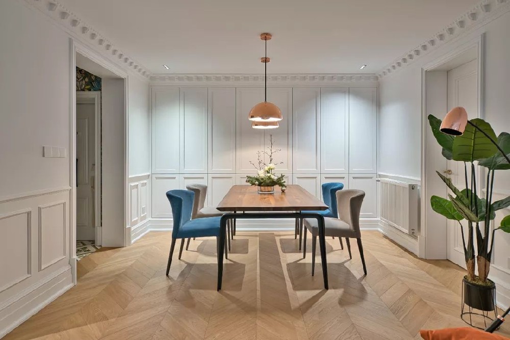 100㎡三居精致浪漫的法式復古輕奢設計，打造理想生活