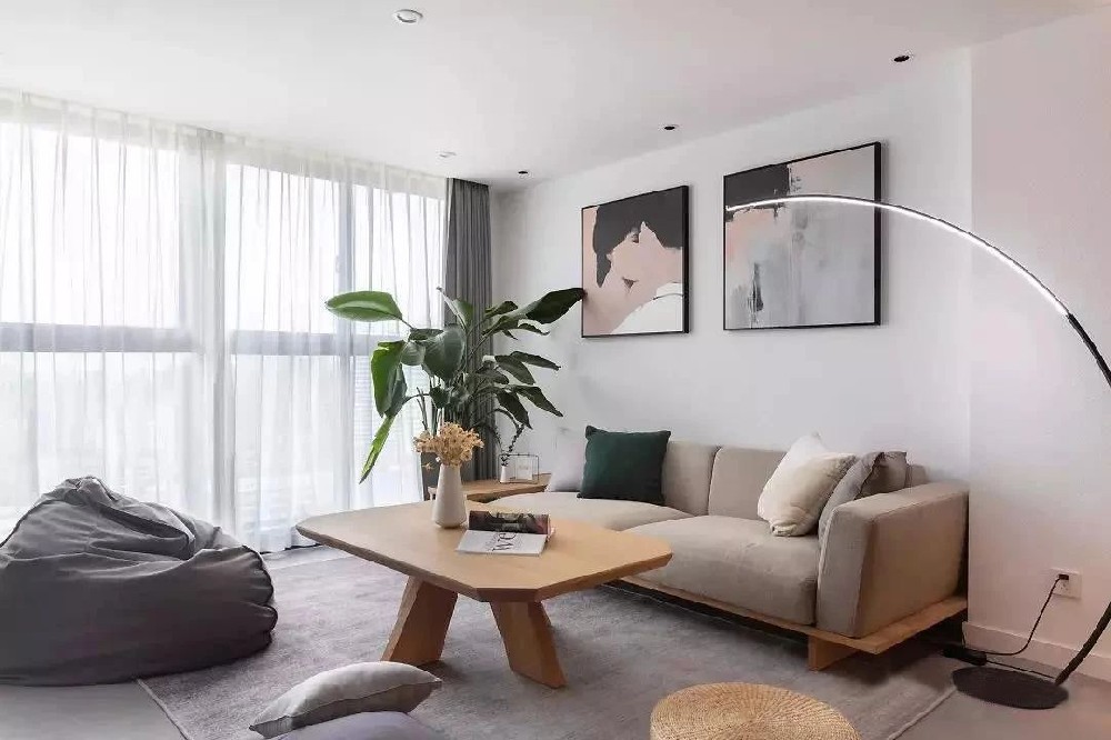 120㎡開(kāi)放式布局，粉色調清新文藝，享受舒適生活