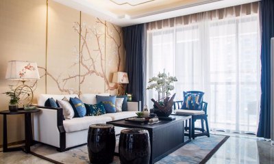 118㎡東方韻味新中式風(fēng)格，浪漫情調的生活空間。