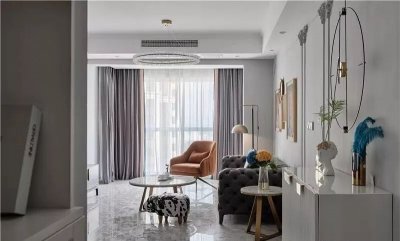 94㎡輕奢風(fēng)格裝修，華麗優(yōu)雅的空間，享受精致生活